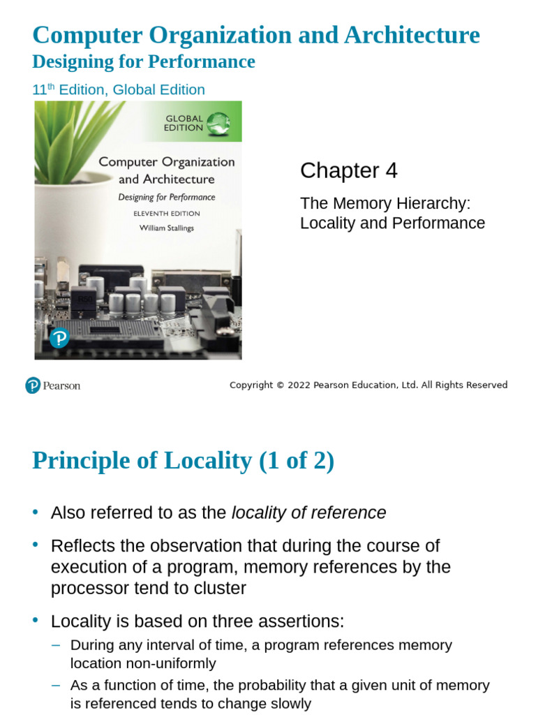 CH04 COA11e | PDF | Computer Data Storage | Random Access Memory