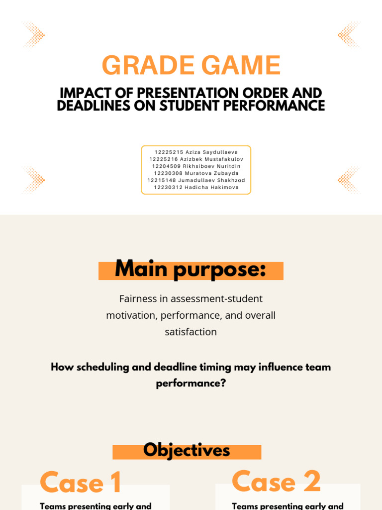 Student Performance: Impact of Deadlines | PDF | Student's T Test ...