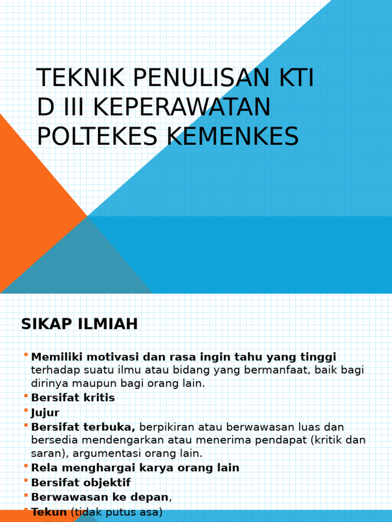 MENULIS KTI | PDF
