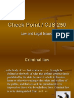 Check Point Law and Leagle Issues