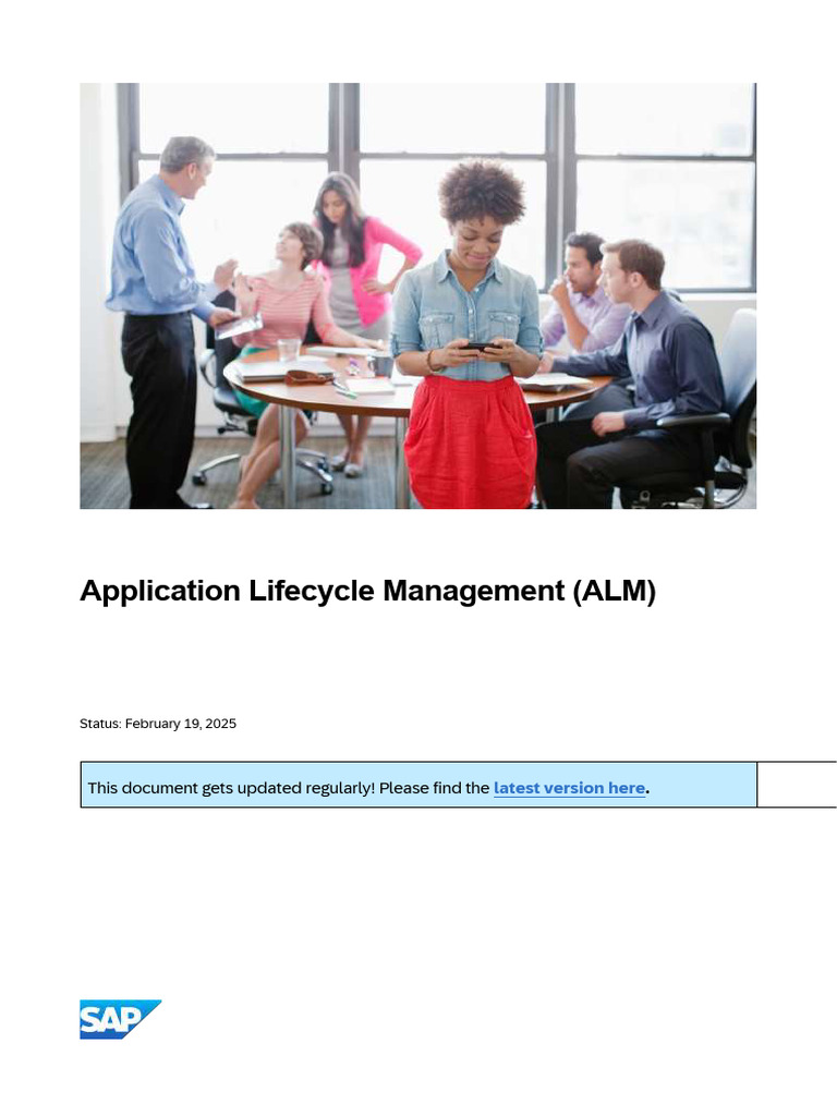 SAP Cloud ALM Overview and Insights | PDF | Cloud Computing | Computing