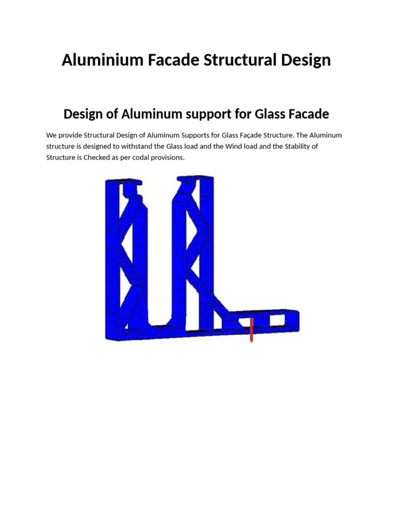 Aluminium Facade Structural Design | PDF
