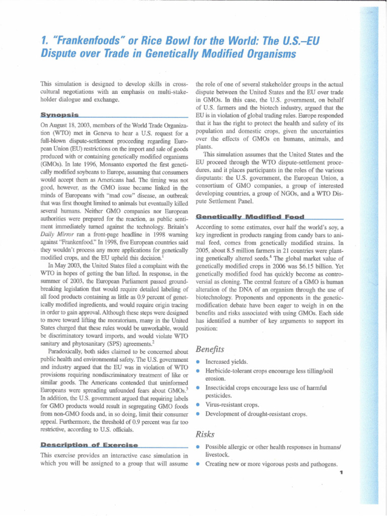 MGMT 3371 Simulation General Audience 1 | PDF