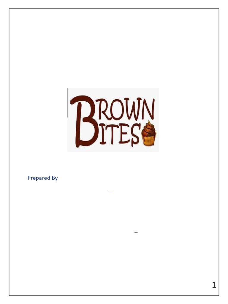 Brown Bite Project Report Overview | PDF | Employment | Human Resources