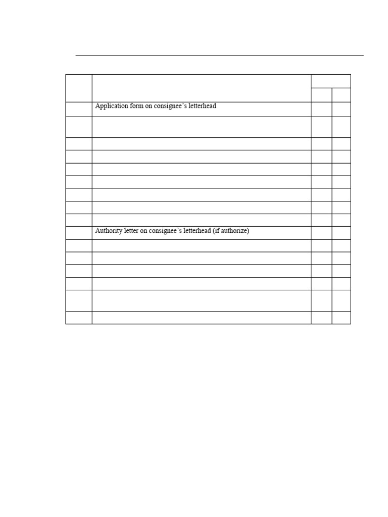 Post-Shipment Inspection Checklist | PDF