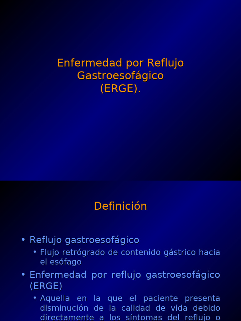 Tipos de ERGE y su diagnóstico | PDF | La enfermedad por reflujo ...