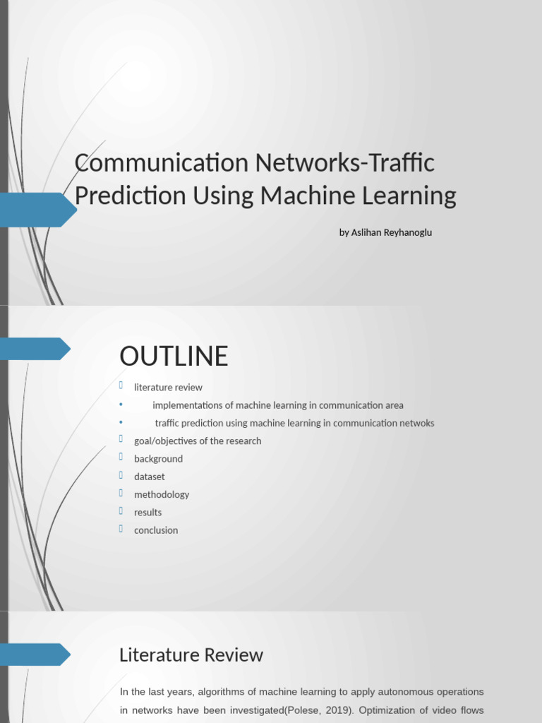 Machine Learning for Network Traffic Prediction | PDF | Machine ...