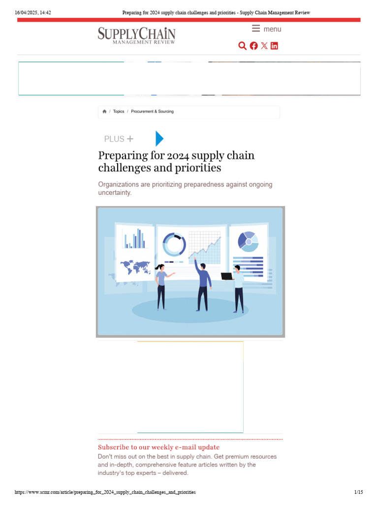 2024 Supply Chain Challenges Ahead | PDF | Supply Chain | Innovation