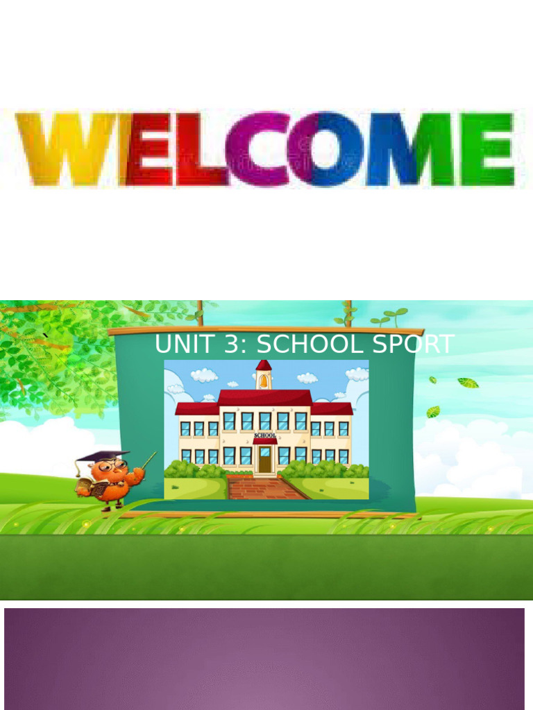 Unit 2. at School Sport | PDF
