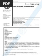 ABNT NBR 14718 - Guarda-Corpos Para Edificacao
