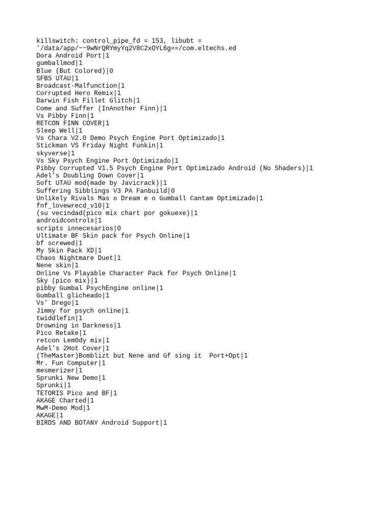 Psych Engine Android Port Overview | PDF
