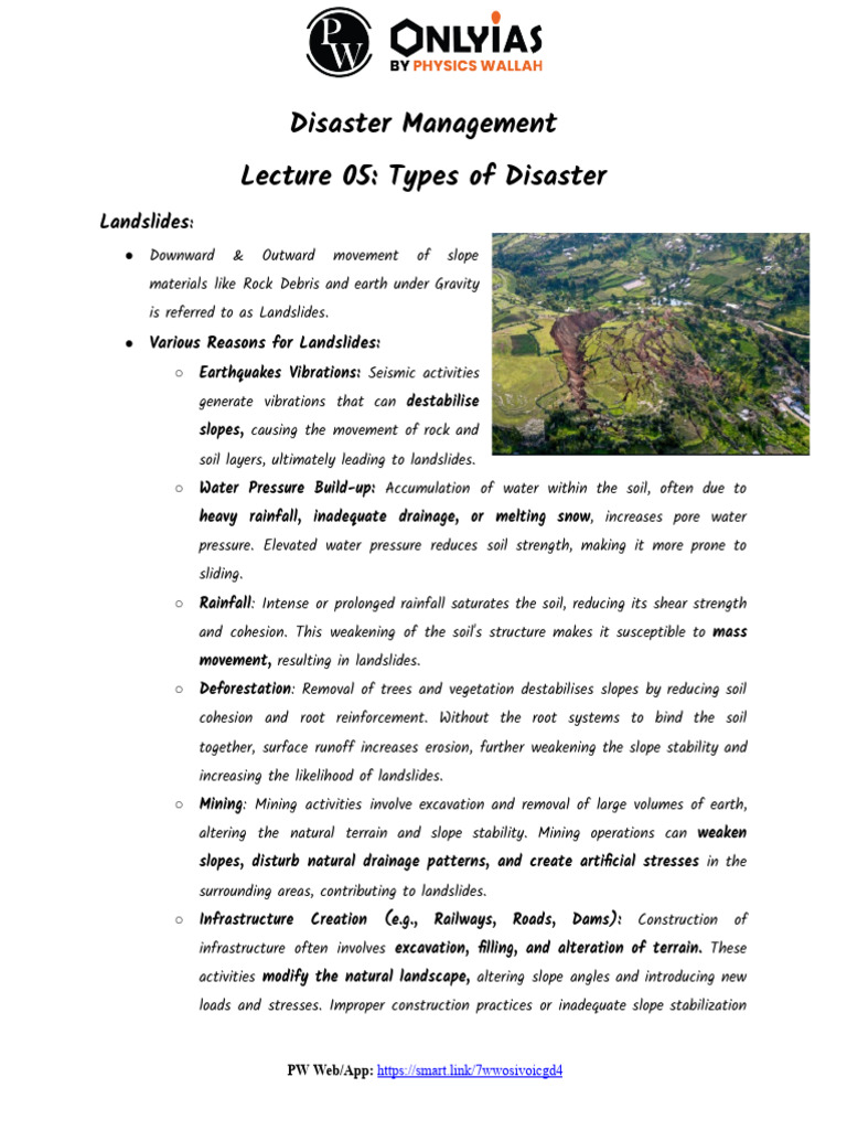 Disaster Management 05 - Daily Class Notes-Merged | PDF | Drought ...