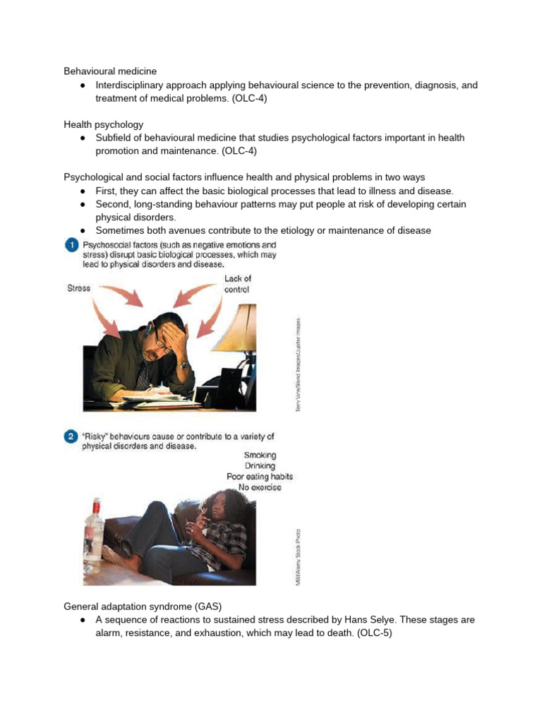 Behavioral Medicine and Stress Impact | PDF | Stress (Biology) | Immune ...