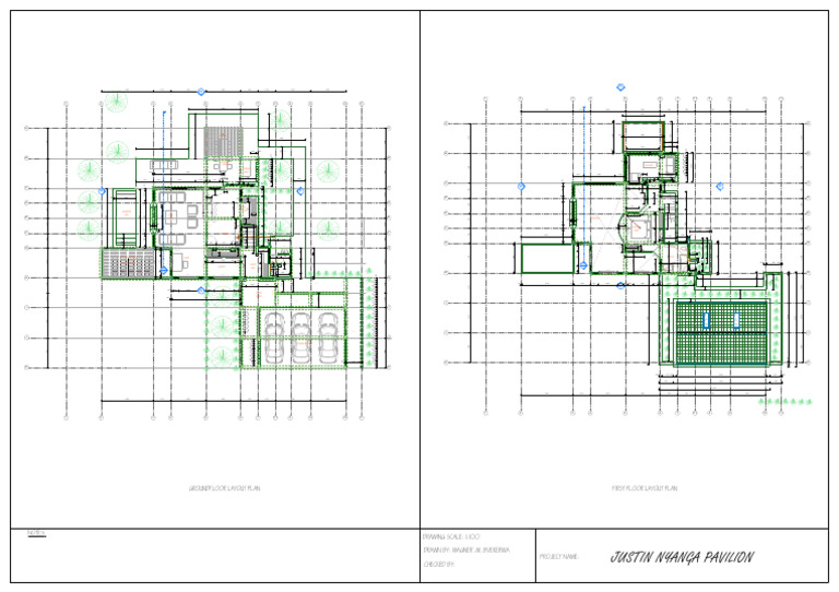 Justin Nyanga Pavilion Layout Plans | PDF