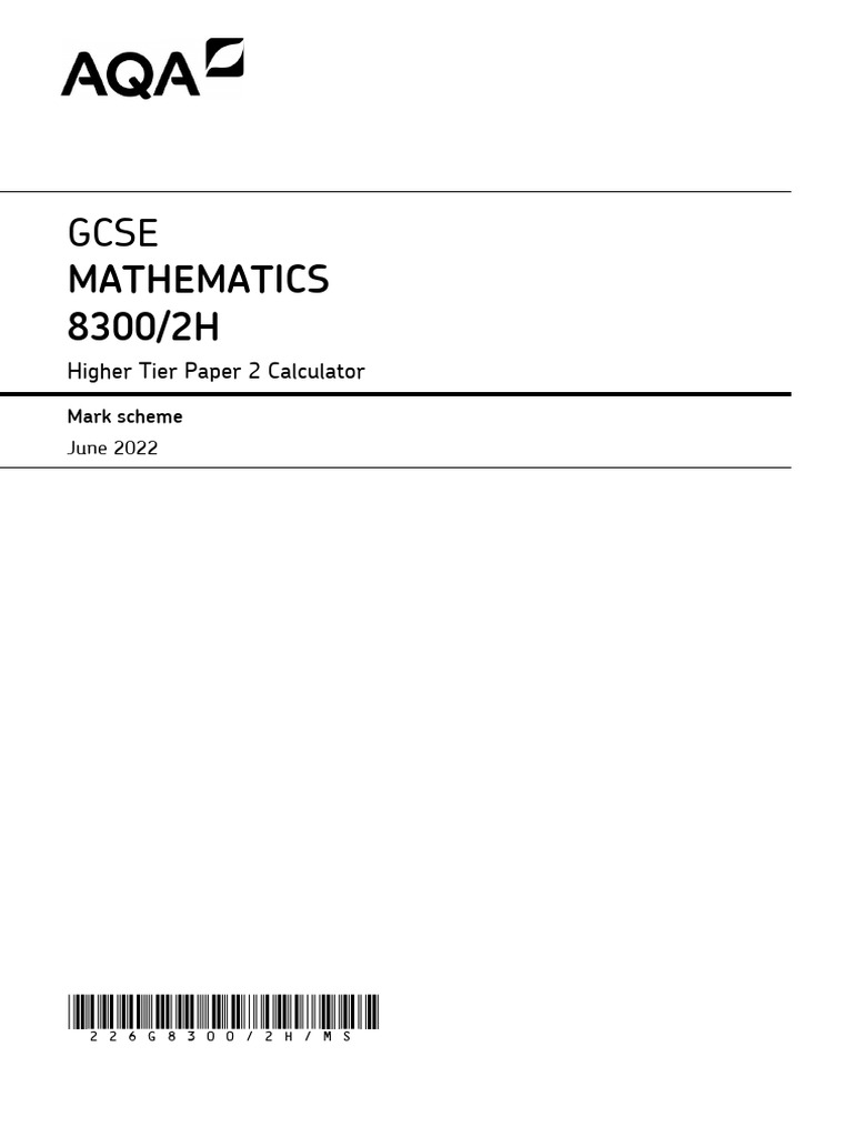 22 Jun Paper 2 MS | PDF | Mathematics | Arithmetic