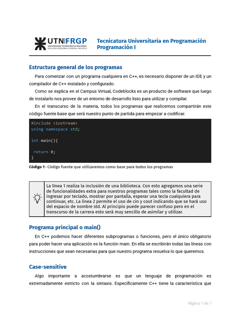 Introducción a Programación en C++ | PDF | C ++ | Programación de ...