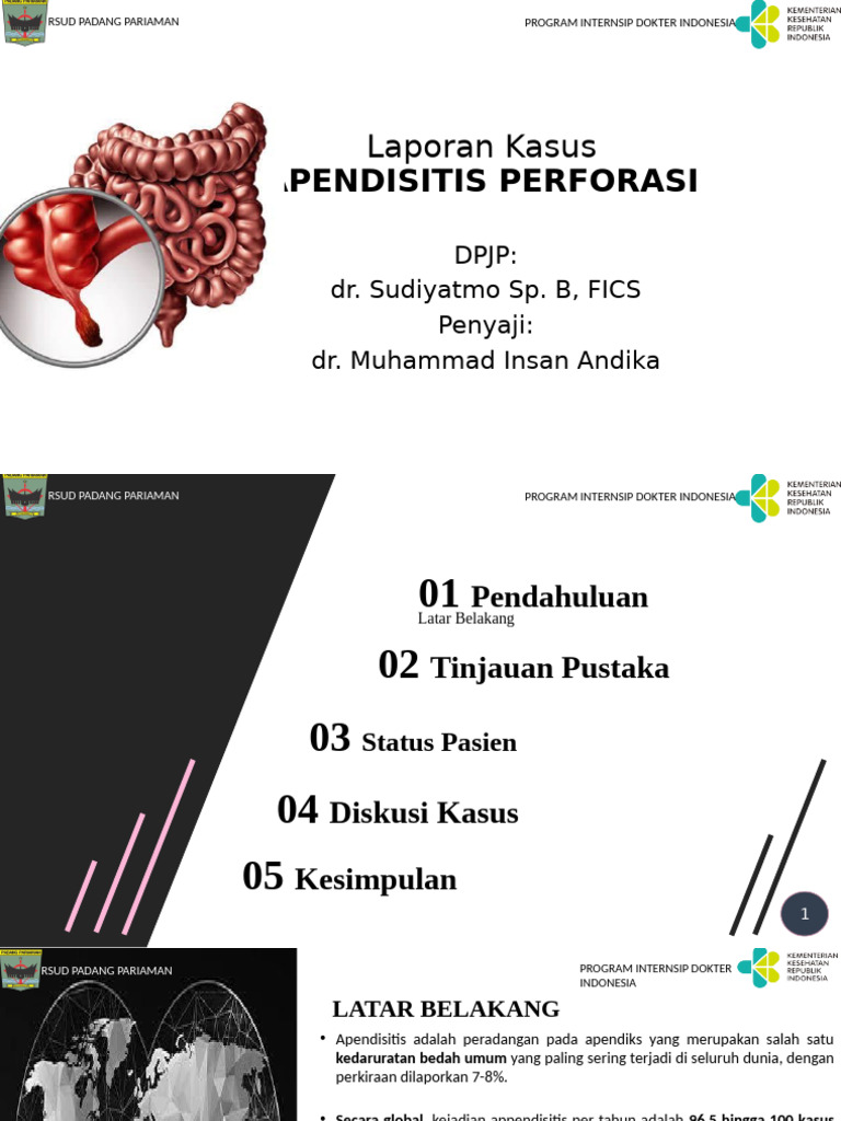 Laporan Kasus Apendisitis Perforasi | PDF