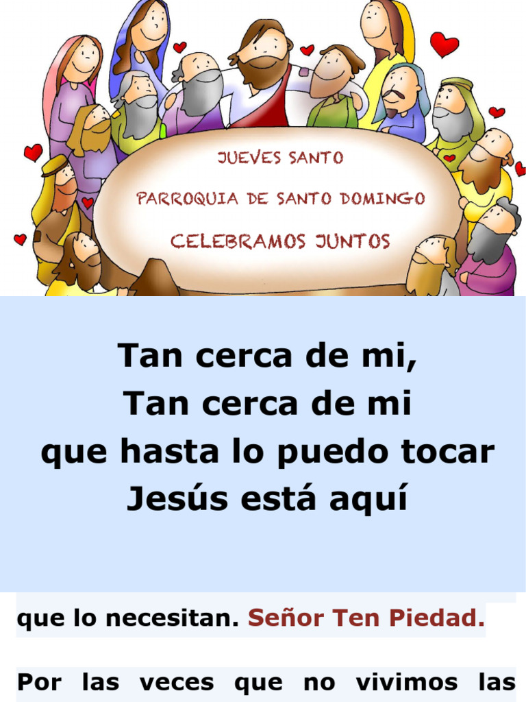 Celebración del Jueves Santo en Santo Domingo | PDF