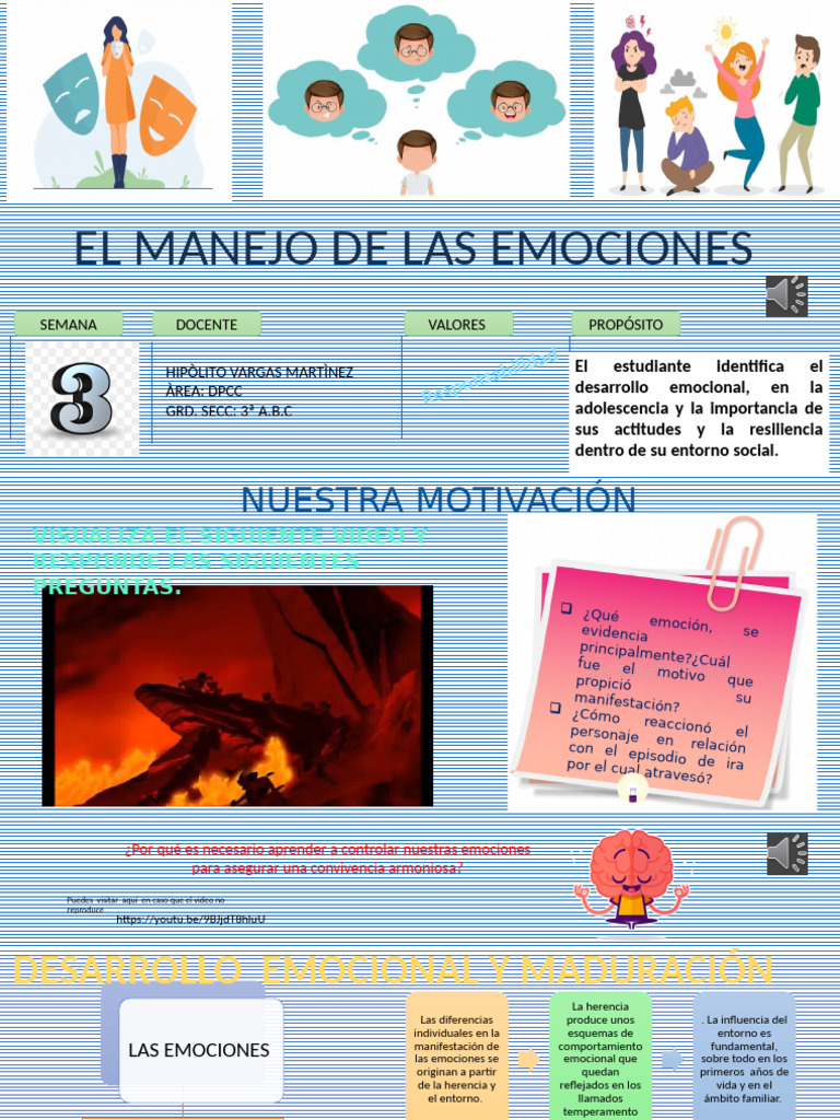 Manejo de Emociones en la Adolescencia | PDF | Inteligencia emocional ...