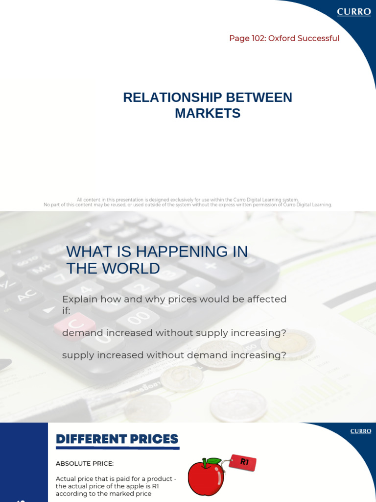 MOD5 Markets Combined Notes DBE | PDF | Oligopoly | Perfect Competition