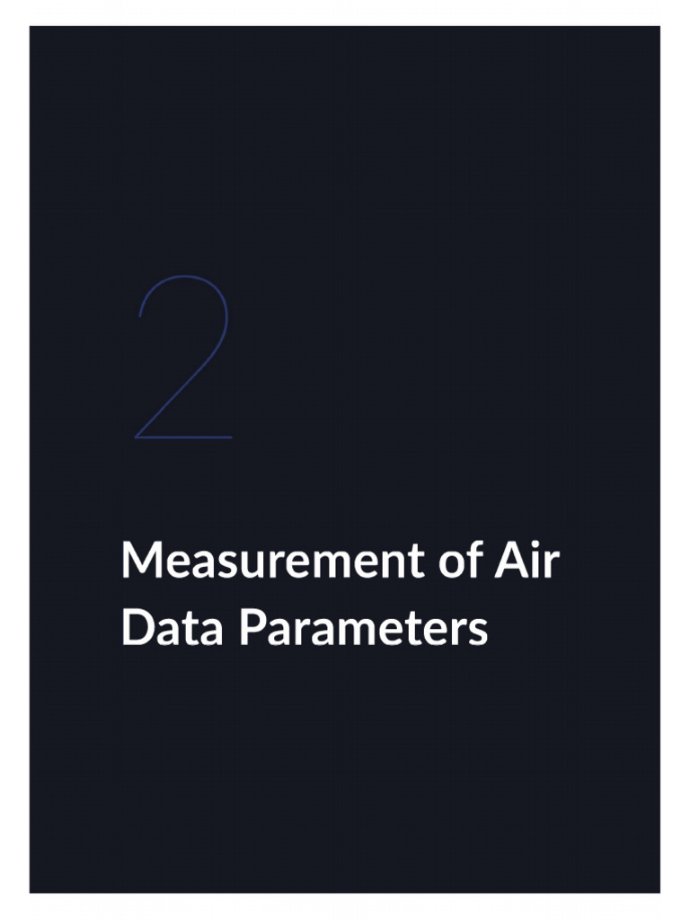 Measurement of Data: Air Parameters | PDF | Mechanics | Aerospace