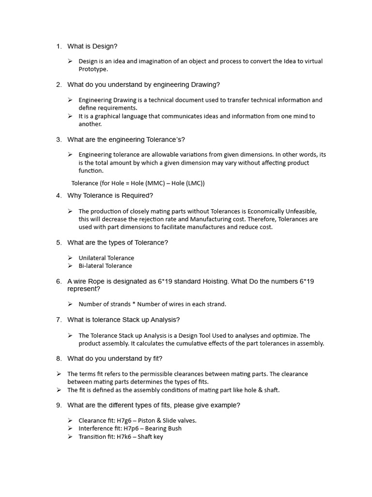 GD&T and Mechanical Tolerances Explained | PDF | Engineering Tolerance ...