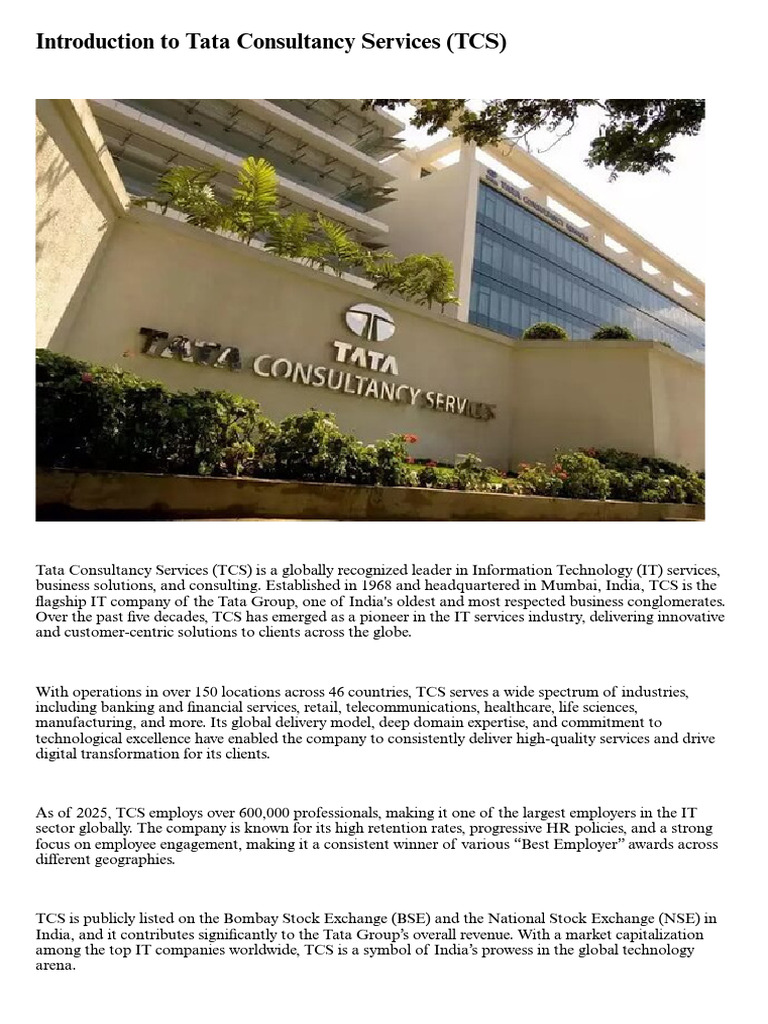 TCS Overview and HR Philosophy | PDF | Recruitment | Employee Retention