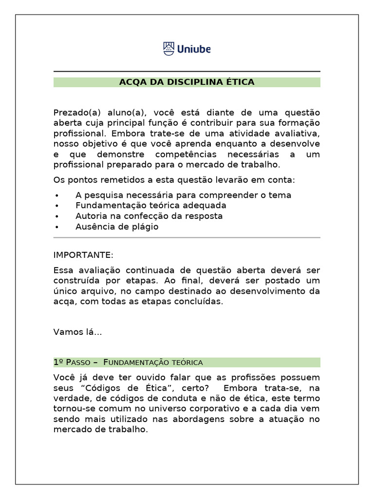 ACQA: Ética Profissional em Foco | PDF | Contabilidade | Crimes