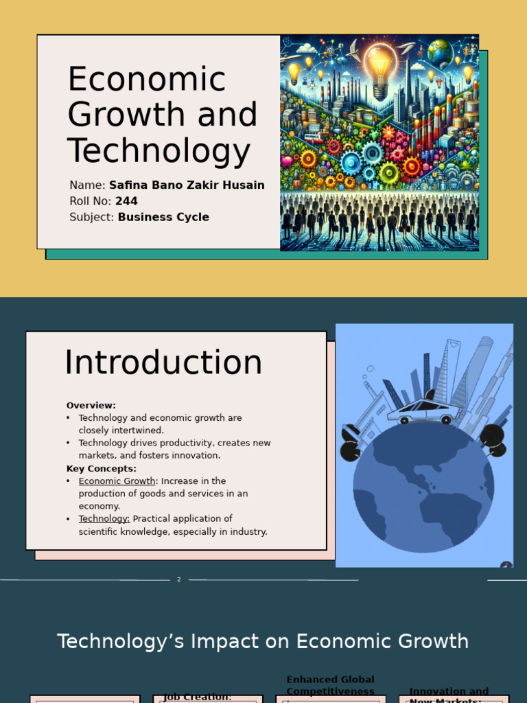 Technology's Role in Economic Growth | PDF | Economic Growth | Innovation