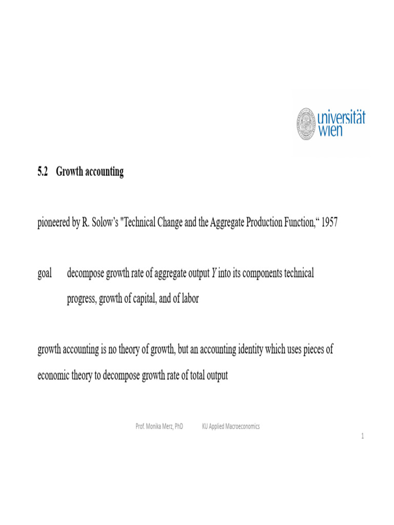 Growth II | PDF | Macroeconomics | Production Function