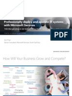 Professionally Deploy and Operate IT Systems With Microsoft Services