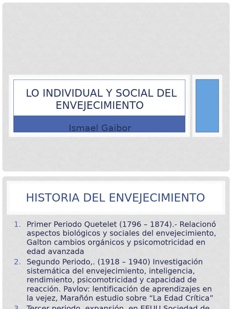 Envejecimiento: Mitos y Realidades Sociales | PDF | Vejez | Sicología