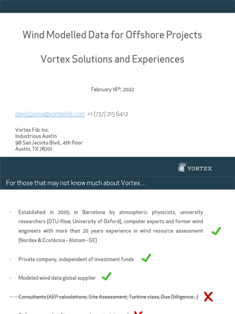 Offshore Wind Data Modeling Solutions | PDF | Wind Farm | Wound
