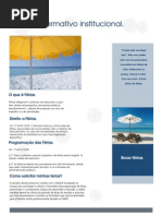 FERIAS SERVIDOR BOLETIM