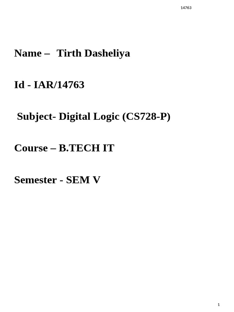 Digital Logic Concepts and Circuits | PDF | Logic Gate | Electronics