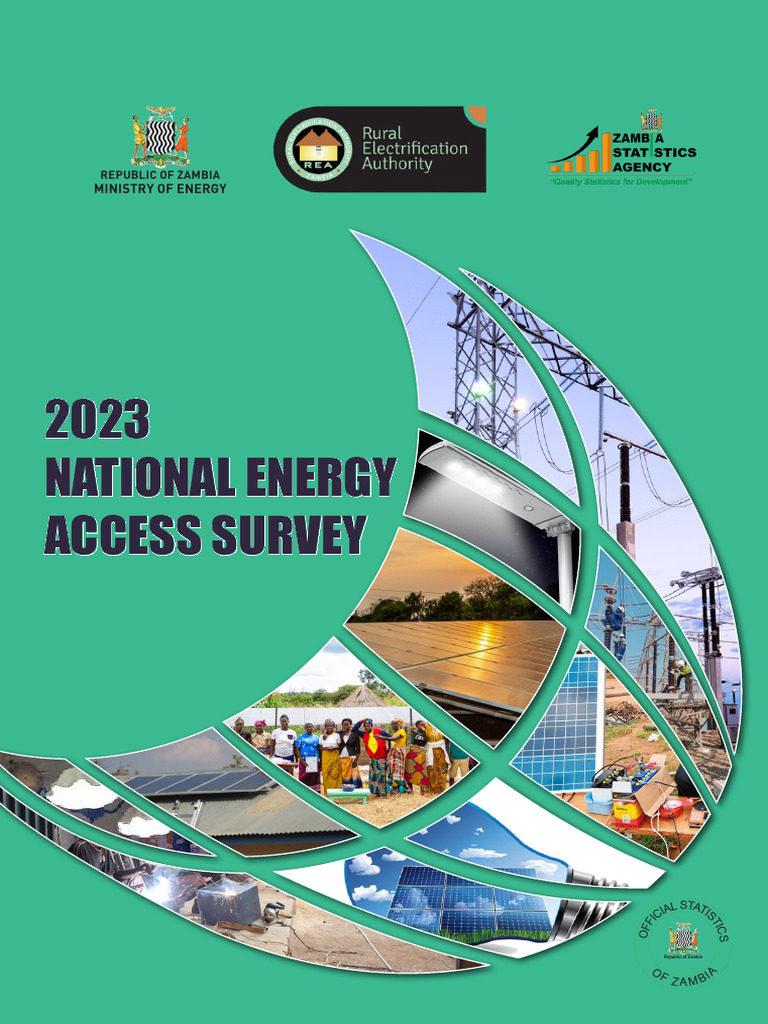 2023 Zambia National Energy Access Survey | PDF | Electrical Grid ...