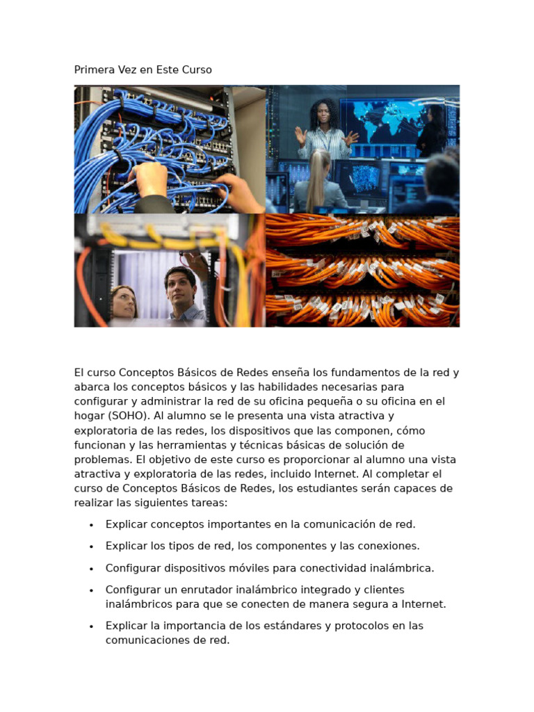 Fundamentos de Redes y Conectividad | PDF | Red de computadoras | Internet