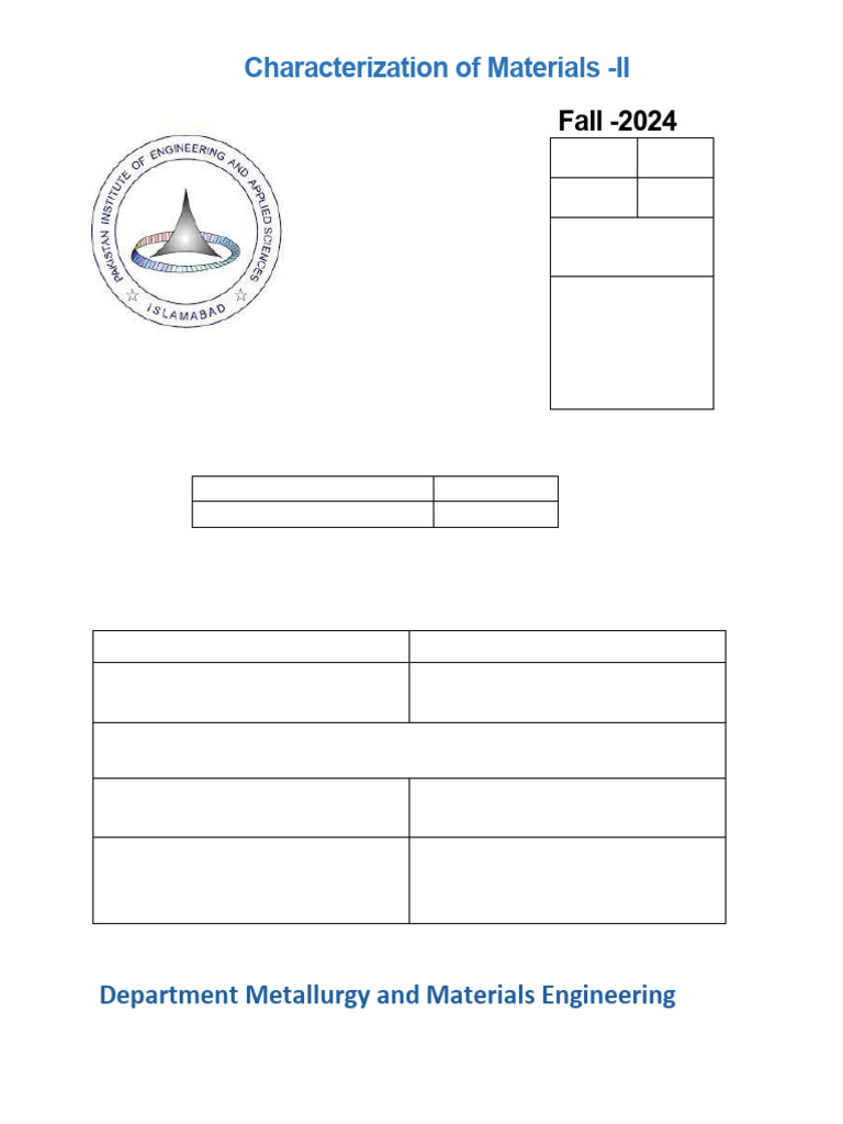 4th Smister Lab Report 1 | PDF