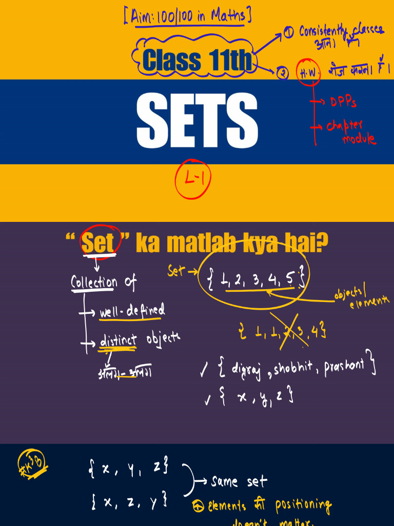 Sets L1 | PDF