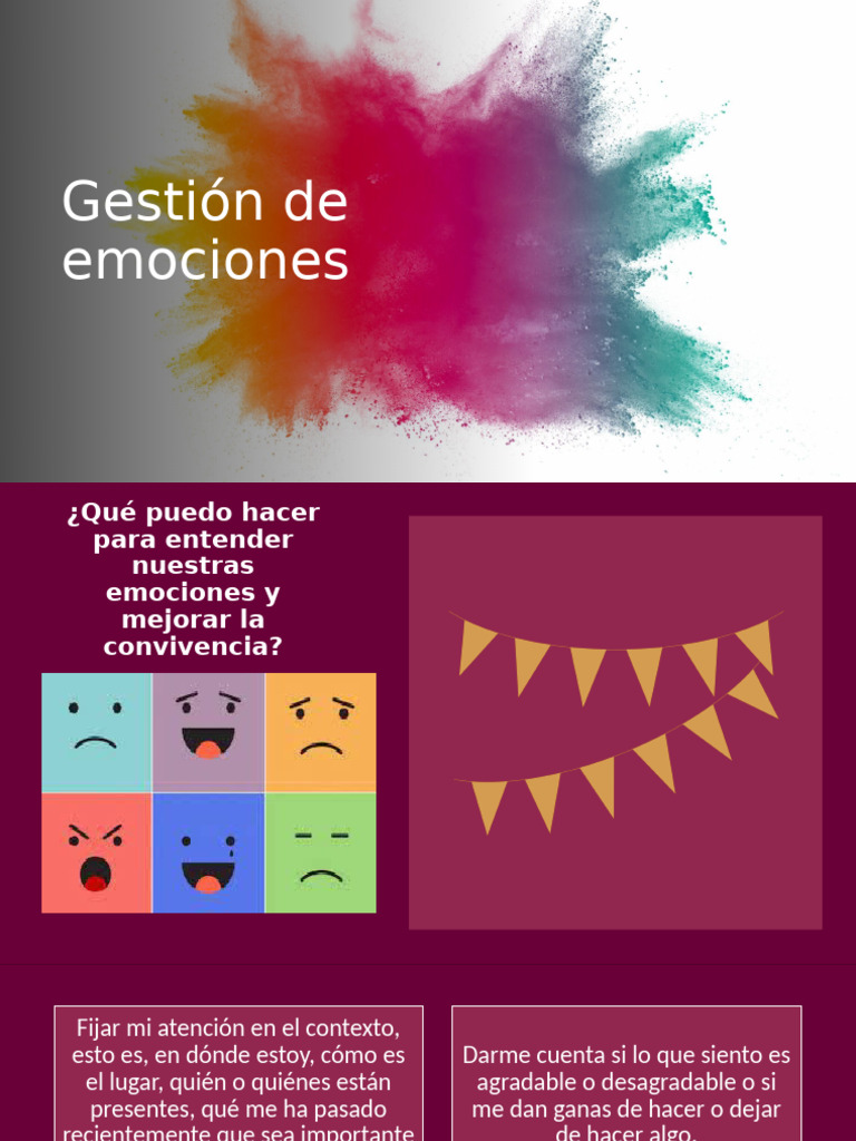 Estrategias para Gestionar Emociones | PDF | Las emociones | Estrés ...