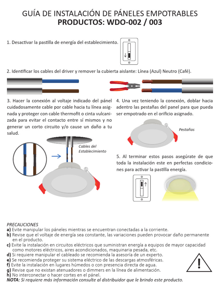 Guía de Instalación WDO-002 | PDF