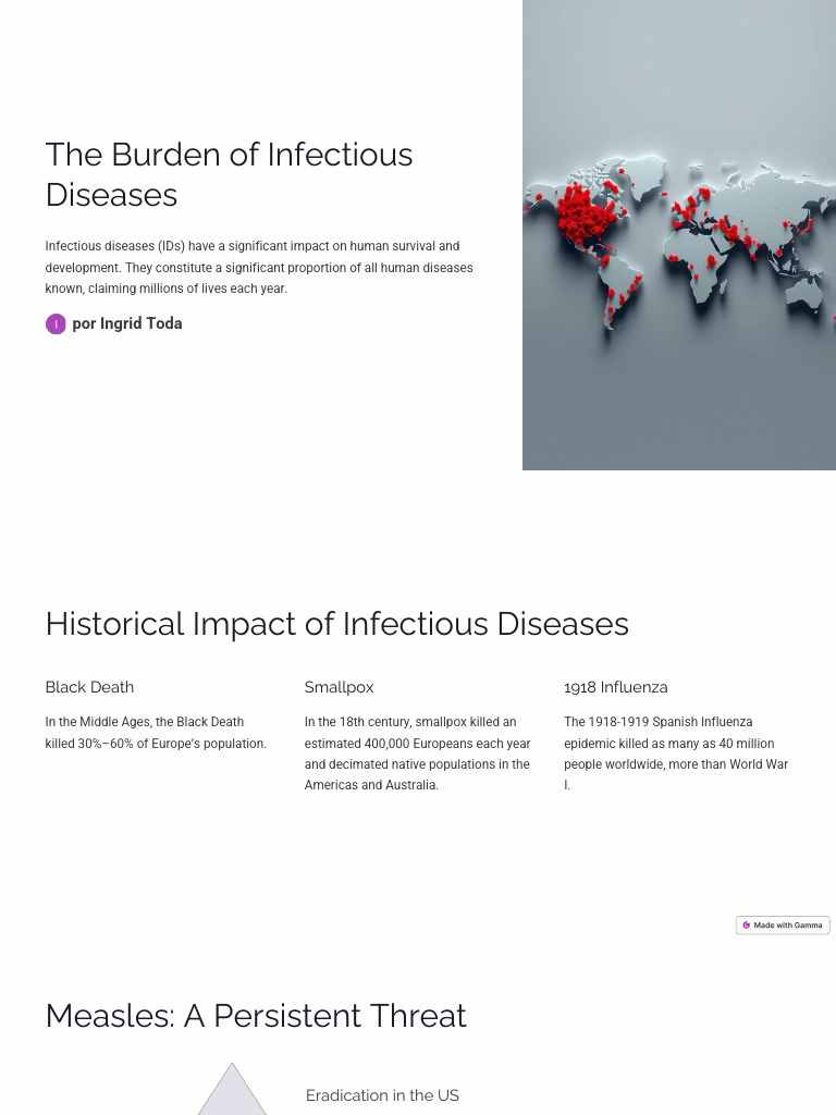 The Burden of Infectious Diseases | PDF | Public Health | Immunology