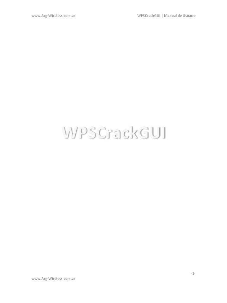 Tutorial Wps Crack Gui | PDF | Interfaces gráficas de usuario | Redes ...