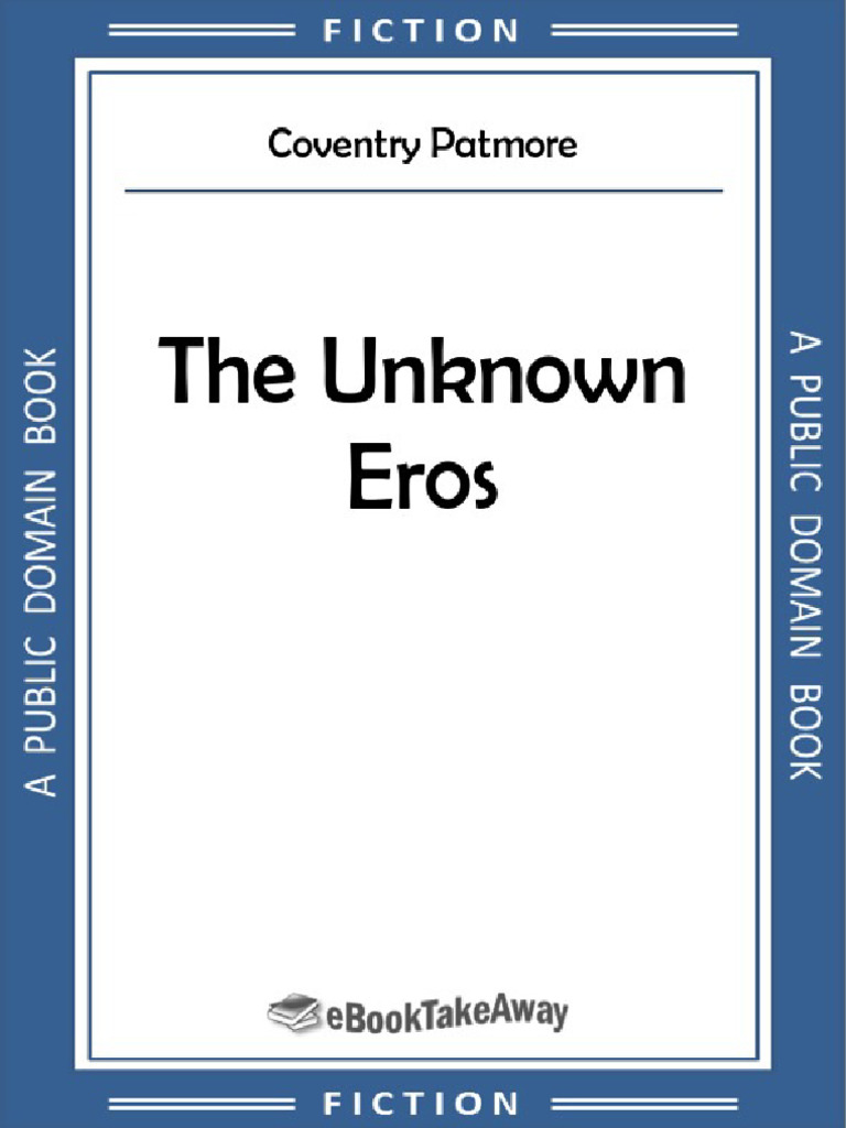 The Unknown Eros. PDF | PDF | Poetry | Metre (Poetry)
