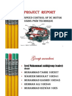 Project Report DC Motor Control (Compatibility Mode)