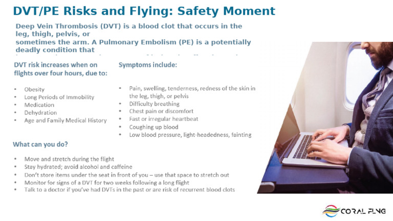 DVT/PE Risks During Air Travel | PDF