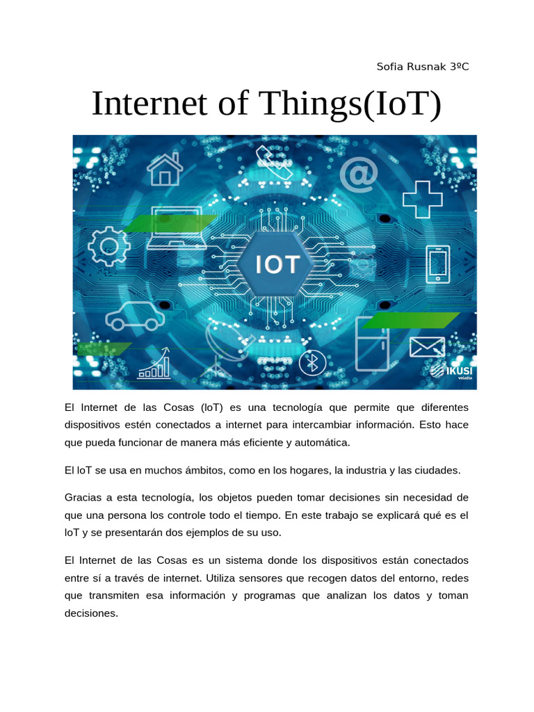 Internet of Things (IoT) | PDF | Internet de las Cosas | Informática