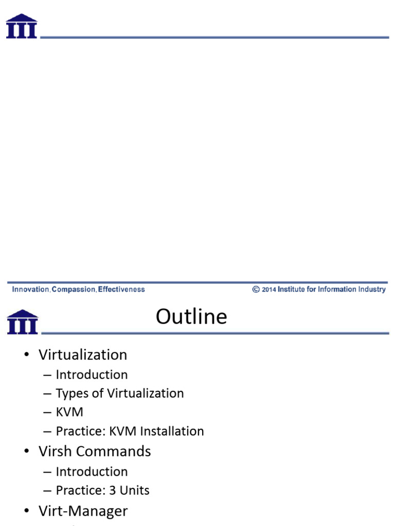 Introduction To Virtualization, Virsh Commands and Virt-Manager | PDF ...
