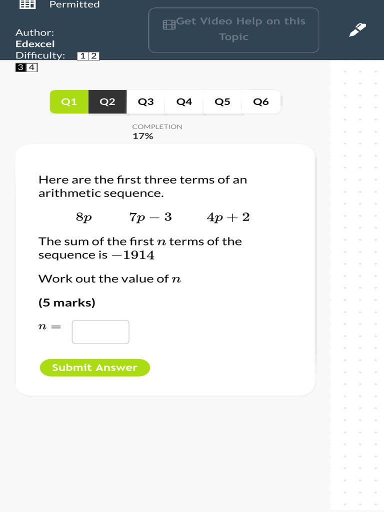 Arithmetic Sequence Problem Solving | PDF