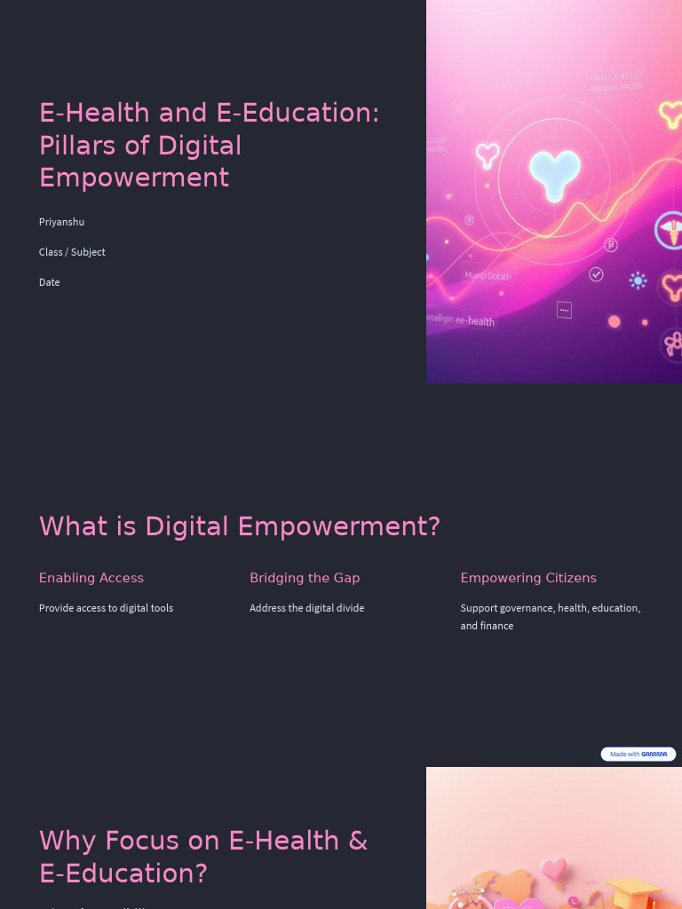 E-Health & E-Education: Digital Empowerment | PDF | Empowerment ...